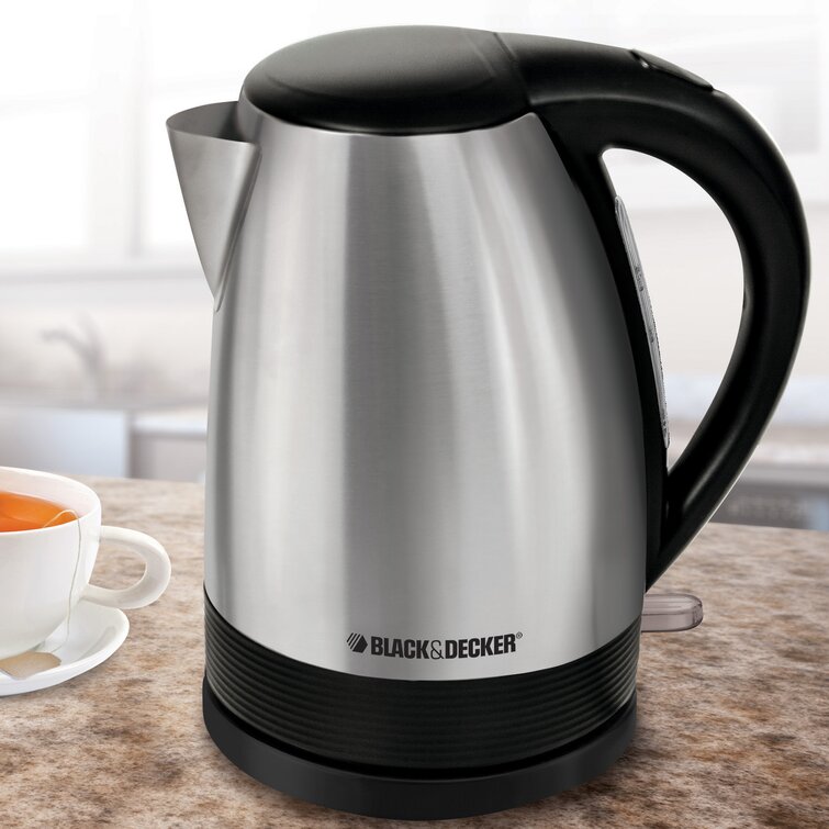 Black & decker outlet stainless steel electric kettle